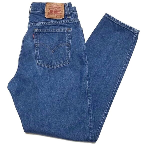 VINTAGE Levi's 550 Relaxed Tapered High Rise Jeans - Picture 2 of 12